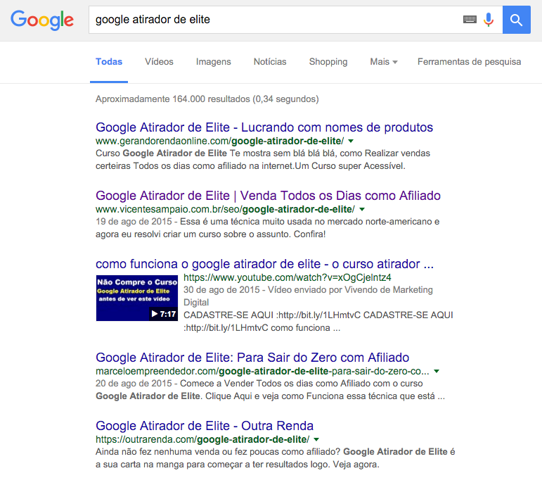 google atirador de elite palavra nova